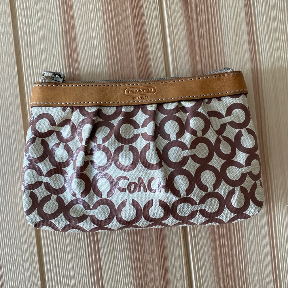 Vintage Coach Poppy Zip Wallet 2008